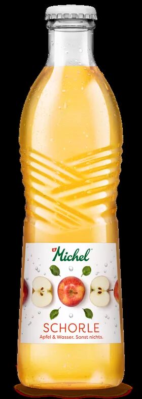 Michel Apfelschorle mit 60% reinem Apfelsaft