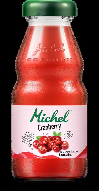 Michel Cranberry hat 25% Fruchtsaftanteil